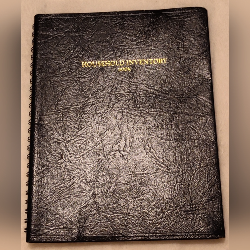 NEW! The Household Inventory Book